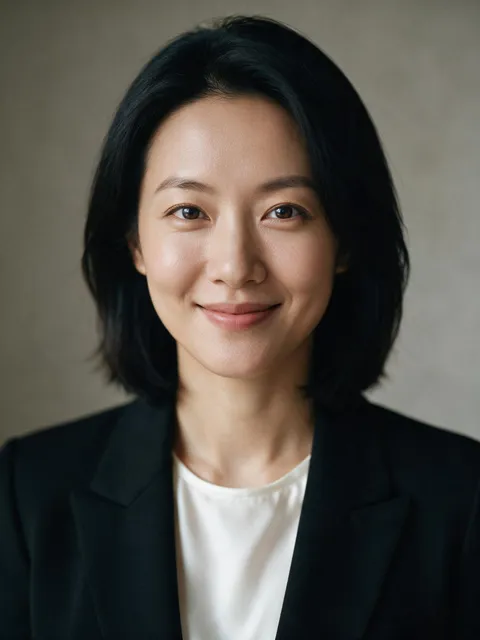AI-generated professional headshot sample
