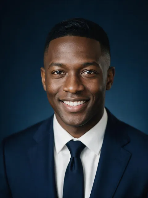 AI-generated professional headshot sample