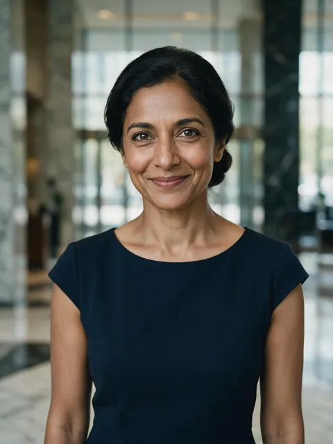 AI-generated professional headshot sample