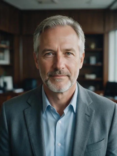AI-generated professional headshot sample