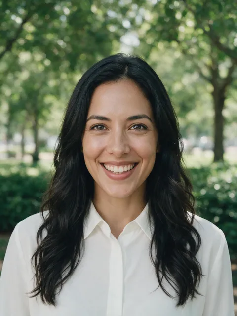AI-generated professional headshot sample