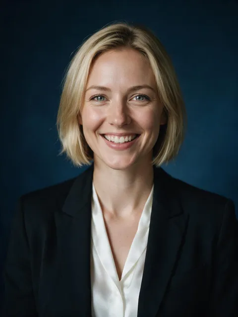 AI-generated professional headshot sample