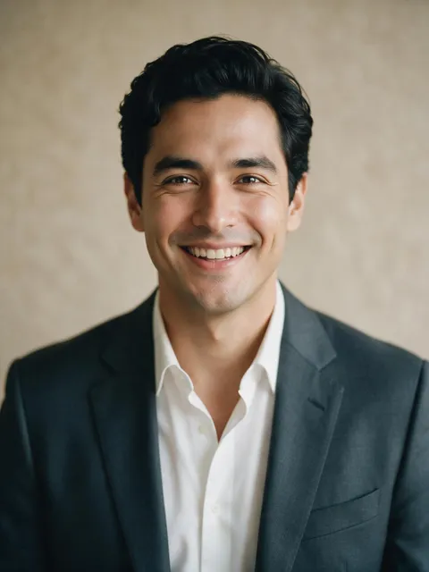 AI-generated professional headshot sample