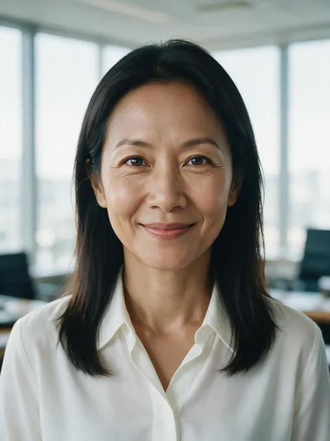 AI-generated professional headshot sample
