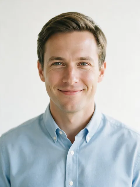 AI-generated professional headshot sample