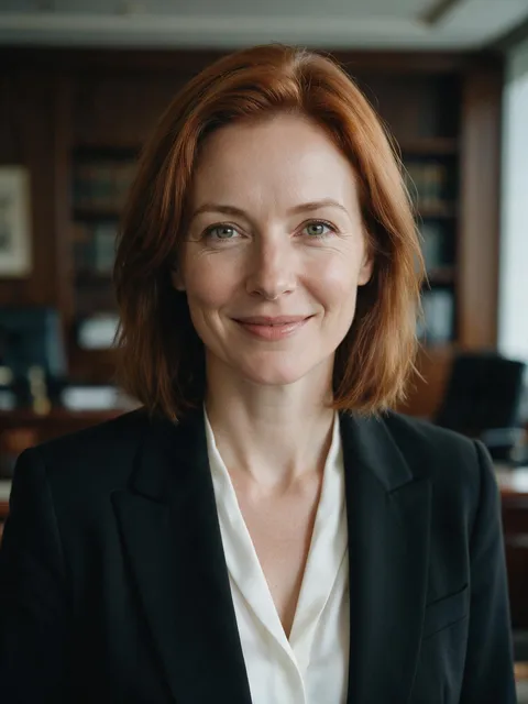 AI-generated professional headshot sample