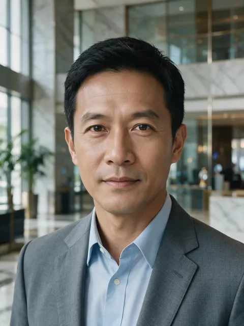 AI-generated professional headshot sample